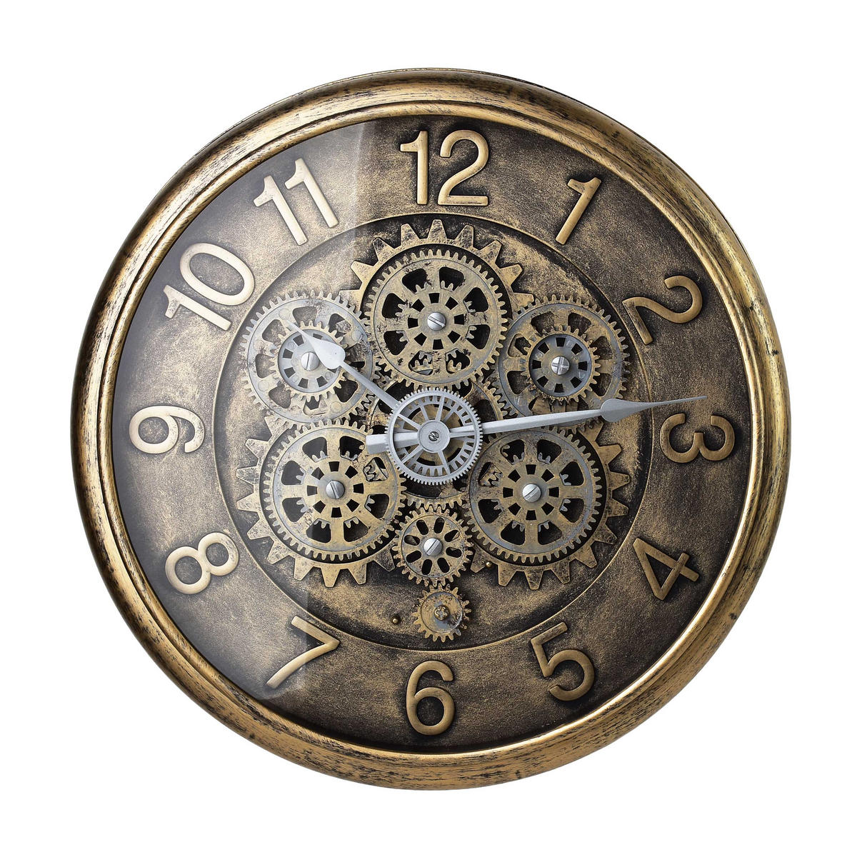 WANDUHR Ramsey Gold 40x40x7,5 cm Kunststoff - Goldfarben, Kunststoff (7.5/40/40cm) - Mondex