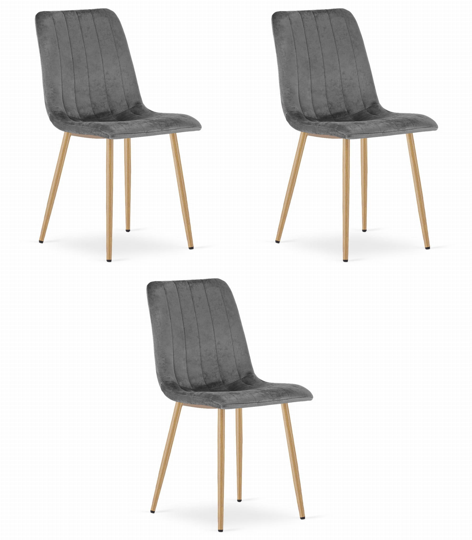 Valora Esszimmerstuhl Dunkelgrau 43x90x51 cm