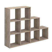 TREPPENREGAL Sonoma 142.4 x 107.8 cm - Sonoma Eiche, Holzwerkstoff (142.4/107.8/29cm) - Vicco
