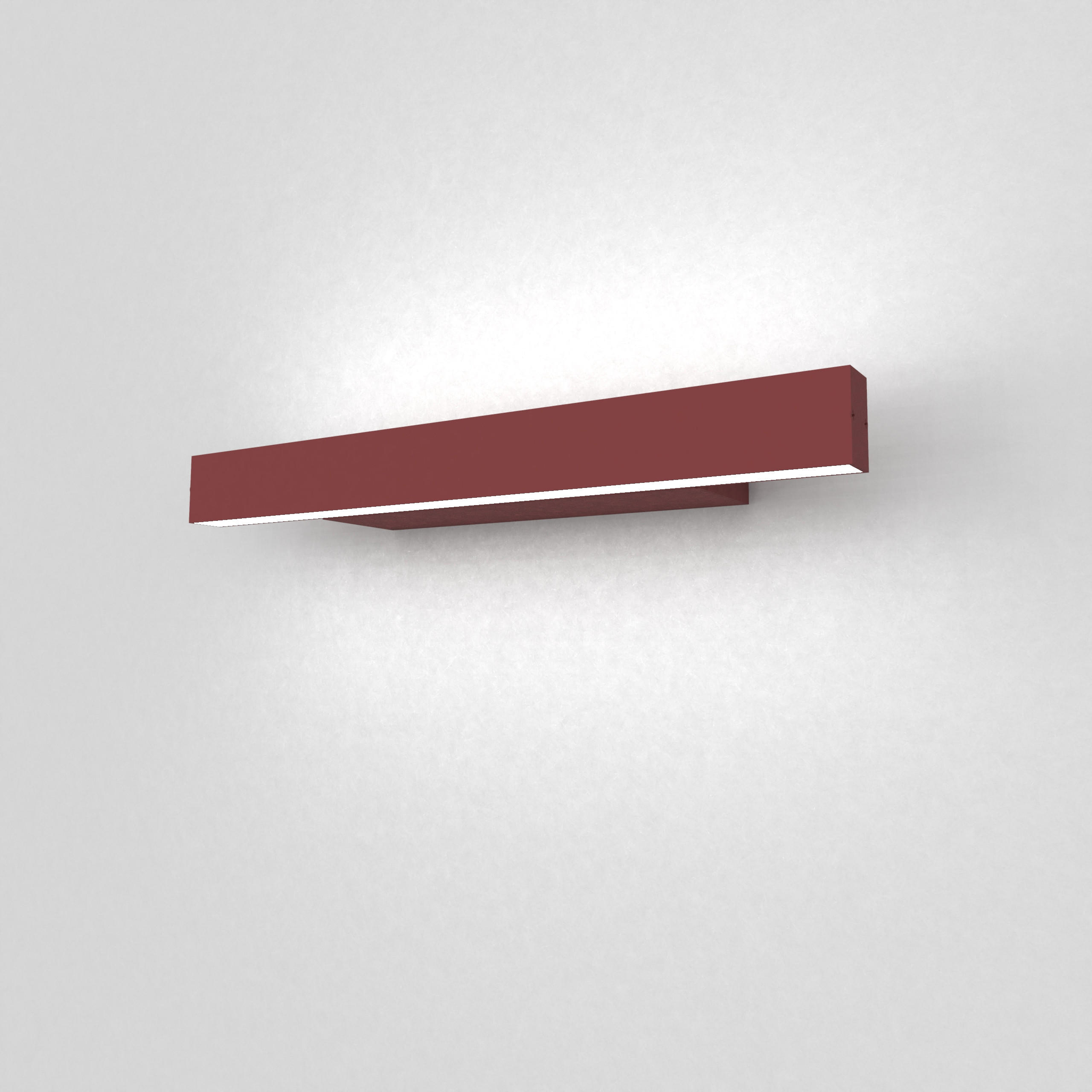 LED-WANDLEUCHTE - Rot, Metall (30/3.1/7cm) - Lumicom