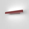 LED-WANDLEUCHTE - Rot, Metall (30/3.1/7cm) - Lumicom