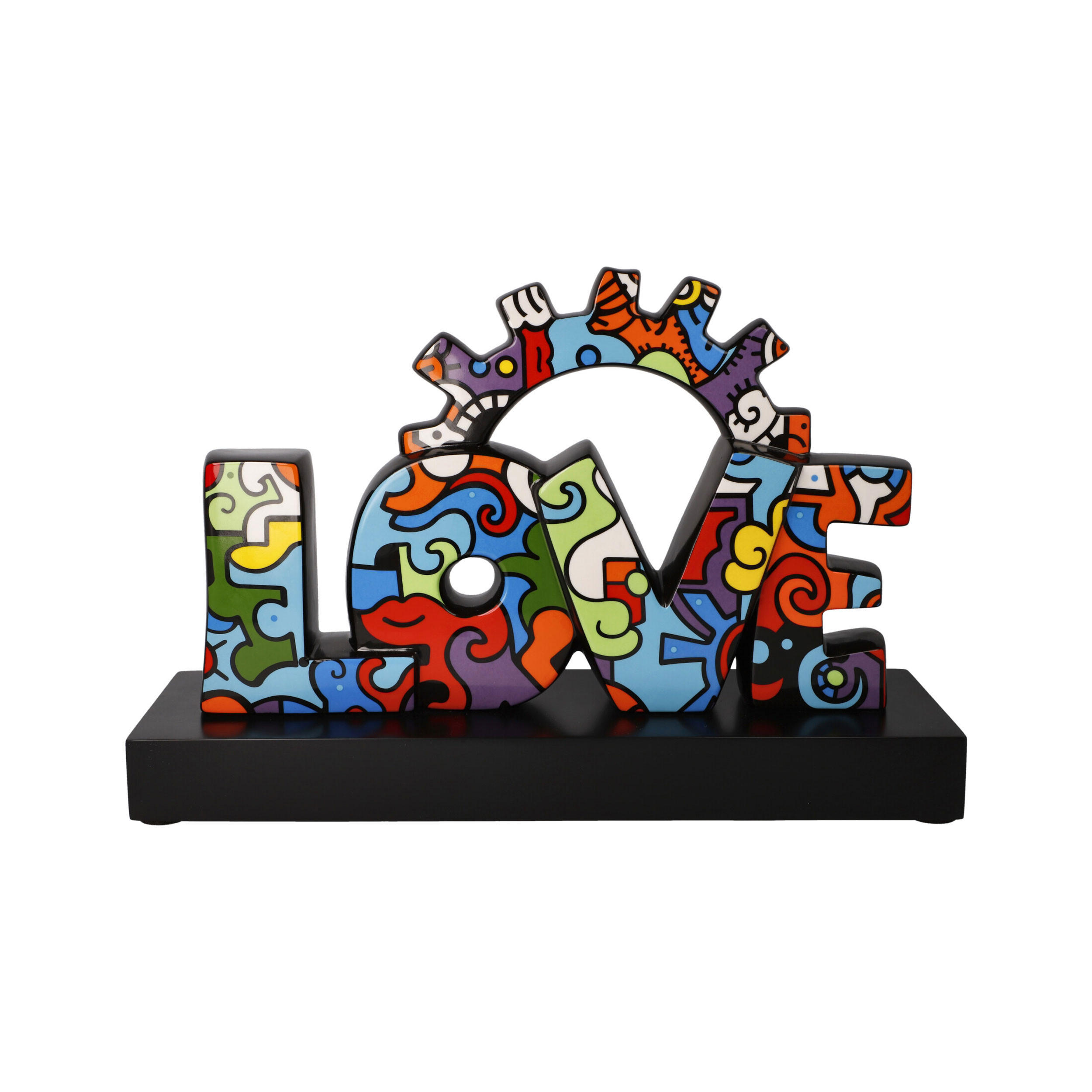 DEKOFIGUR Billy the Artist - Evolution of Love, Porzellan, Bunt, 26 cm - Multicolor, Keramik (12/26/38cm) - Goebel
