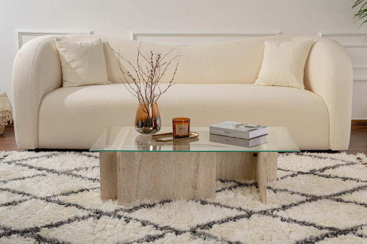 COUCHTISCH flavio beige - Beige, Holz (105/65/30cm) - Habitat Garten