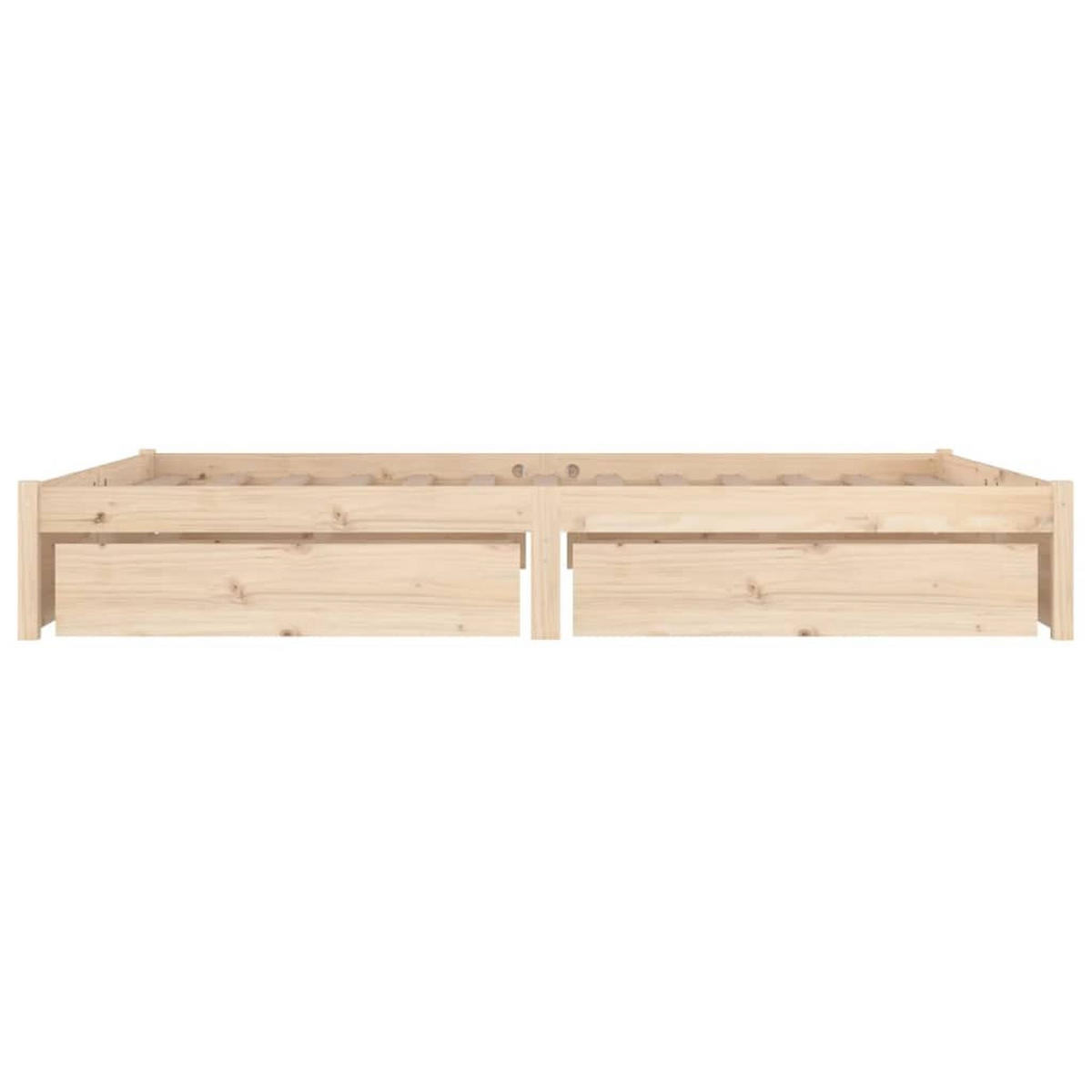 BETT Kling 155.5/205.5 cm - Braun, Holz (150/200cm) - Nettlife