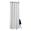 SCHLAUFENVORHANG MIT STREIFEN STROKE Halbtransparent - Grau, Textil (130/0.5/250cm) - Tom Tailor