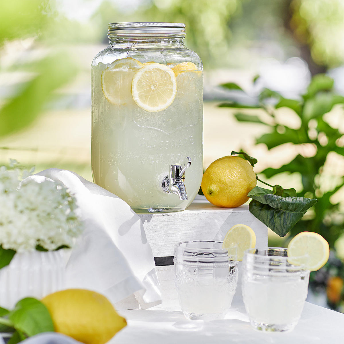 GETRÄNKESPENDER Refresh - Transparent, Glas (3.5L) - BUTLERS