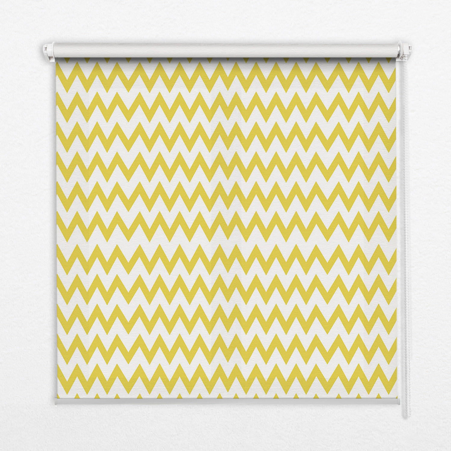TULUP VNITŘNÍ roleta - okenní roleta - roleta - 90x180 cm - Žluté klikaté čáry