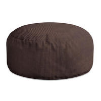 SITZSACK ROLLER Dark Chocolate - Dunkelbraun, Textil (70/40/70cm) - Dreamroots