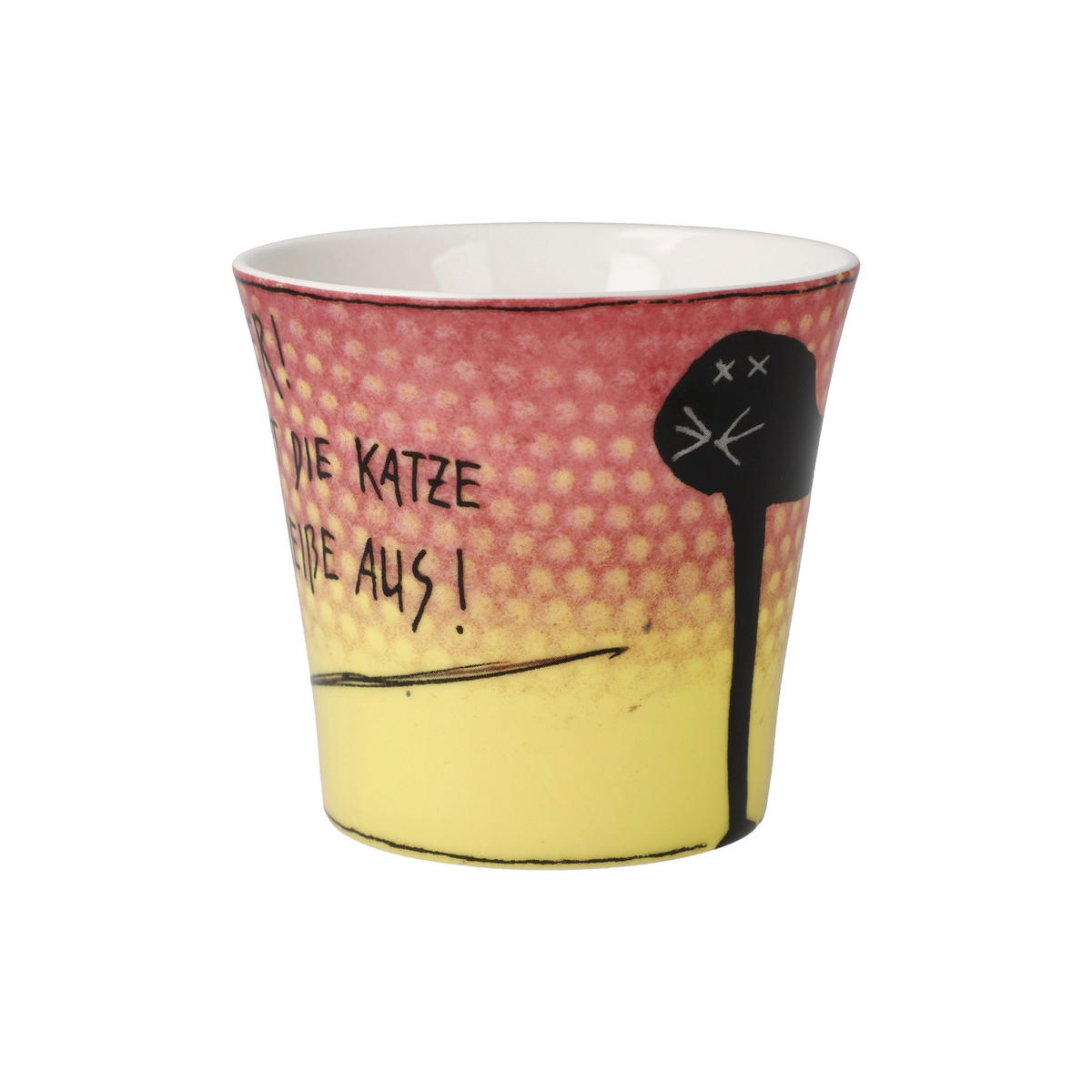 TEETASSE Frank Hummel - Scheisskatze, Fine Bone China, Bunt, 350 ml - Multicolor, Keramik (0.35L) - Goebel