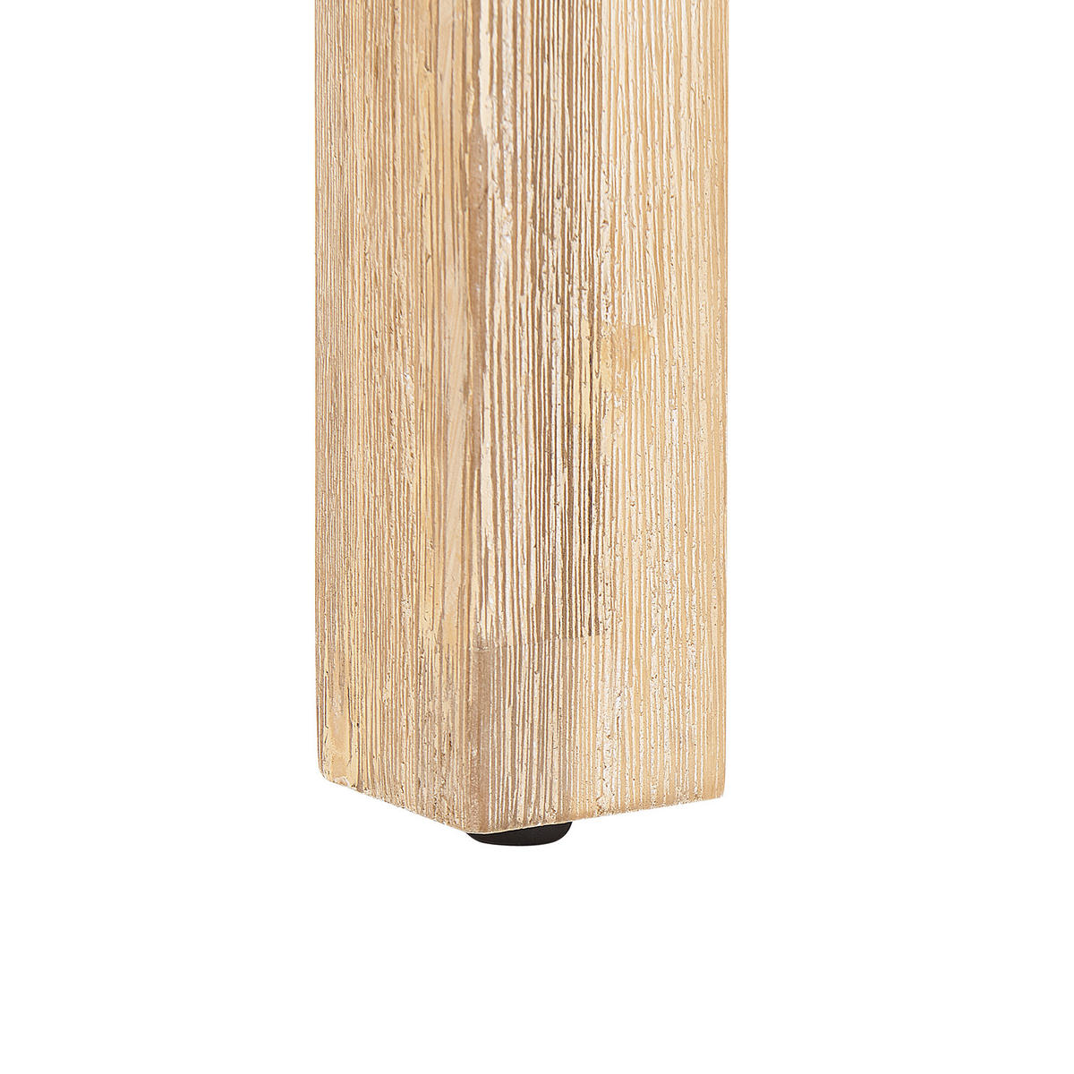 GARTENTISCH Beton/Akazienholz 180/90 cm Ostuni - Hellbraun/Grau, Stein (90/180/75cm) - Beliani