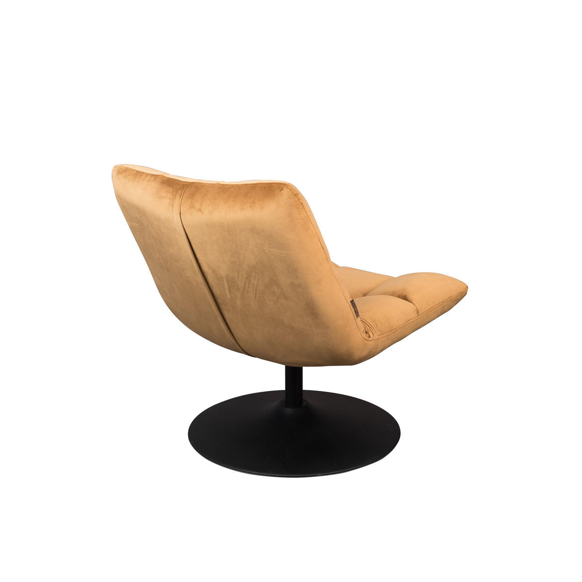 SESSEL Bar Bouclé Goldbraun - Braun, Textil (76/78/74cm) - Dutchbone