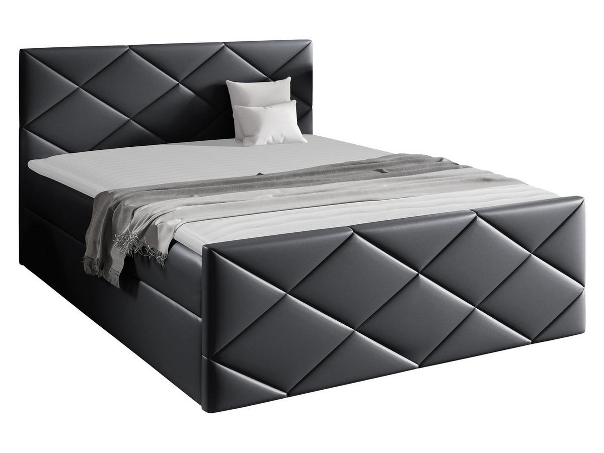 BOXBETT Herkules - Graphitfarben, Holz (160/200cm) - MIRJAN24