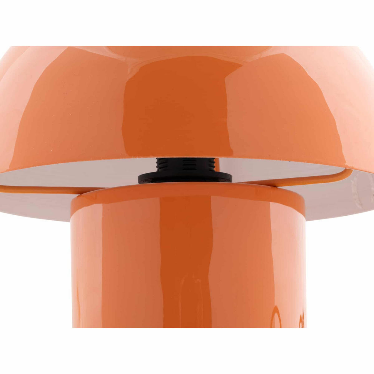 TISCHLAMPE Fat Mushroom 20/20/20 cm - Orange, Metall (20/20/20cm) - Leitmotiv