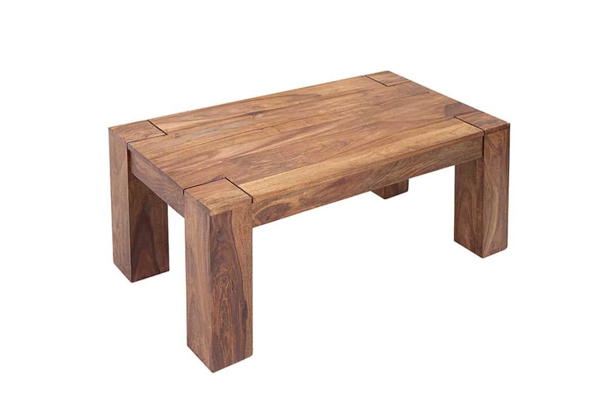 COUCHTISCH MAKASSAR Sheesham Natur 100 cm - Braun, Holz (50/100/40cm) - riess-ambiente