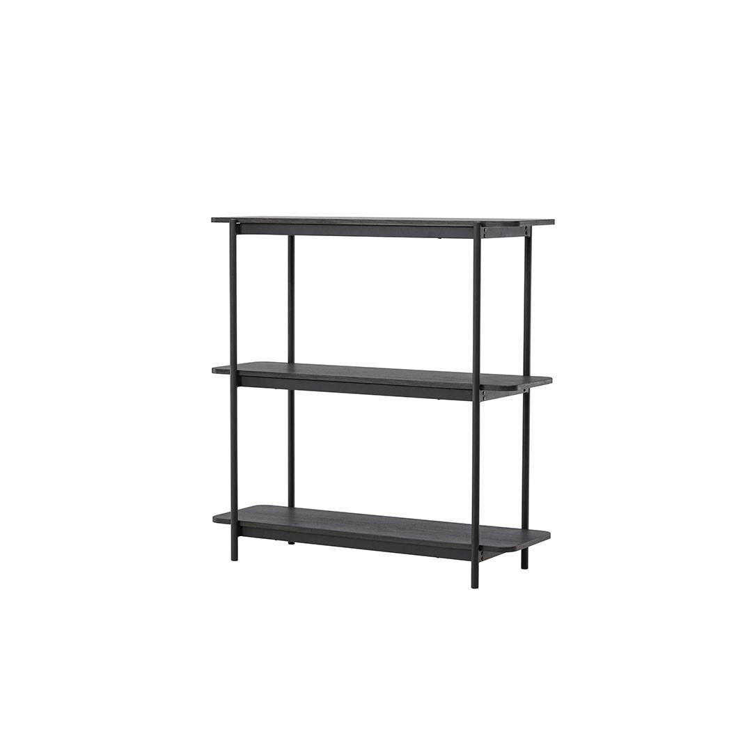 REGAL, Heim, Schwarz, Stahl, 120 x 40 x 120 cm - Schwarz, Metall (120/120/40cm) - ebuy24