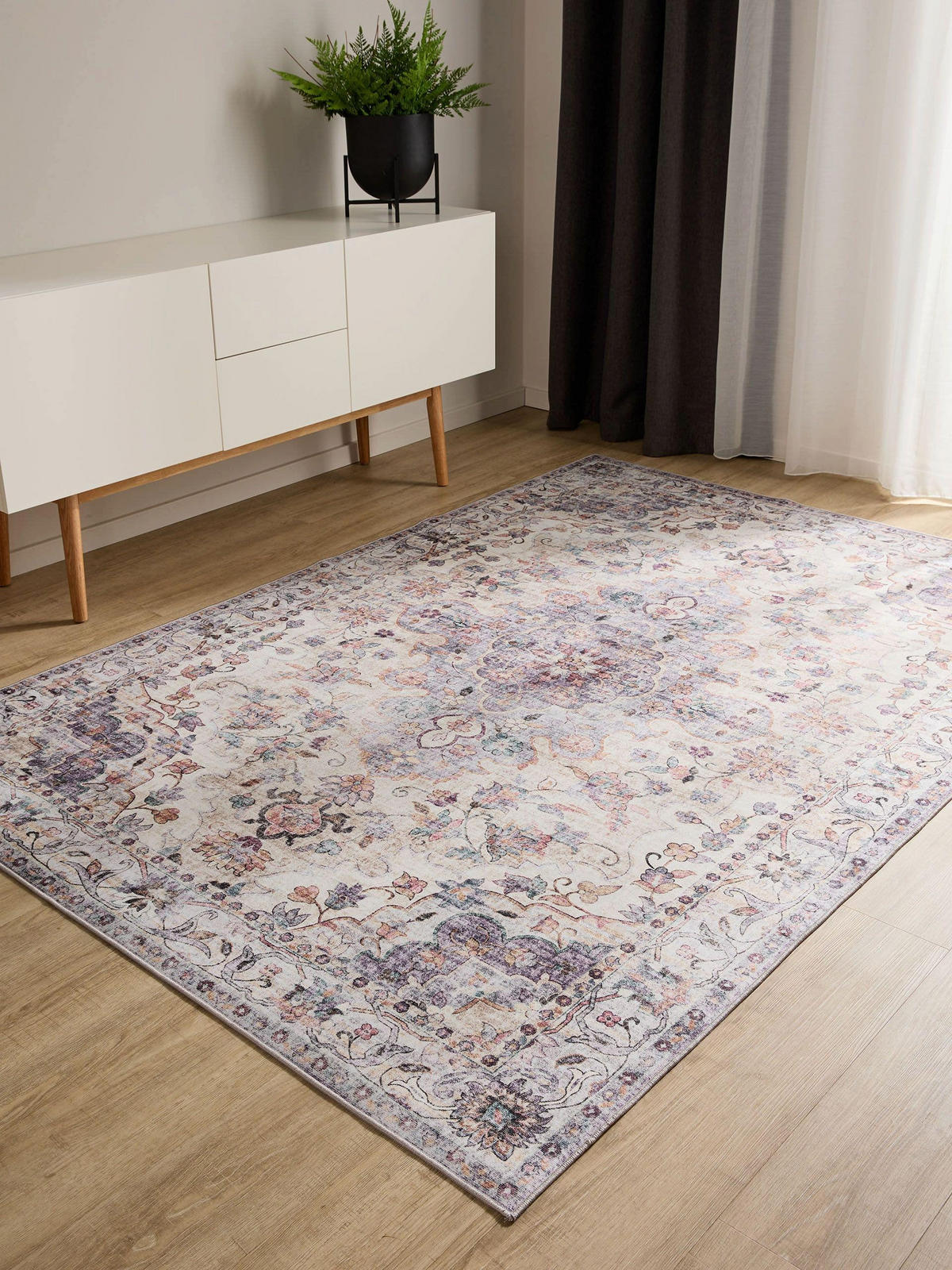 VINTAGE-TEPPICH George waschbar 60x120 cm - Multicolor, Kunststoff (60/120cm) - benuta