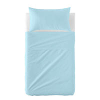 BETTWÄSCHE 2er-Set teiliges basic 120x180 cm (kinderbett) blau - Blau, Textil (120/180cm) - Happy Friday