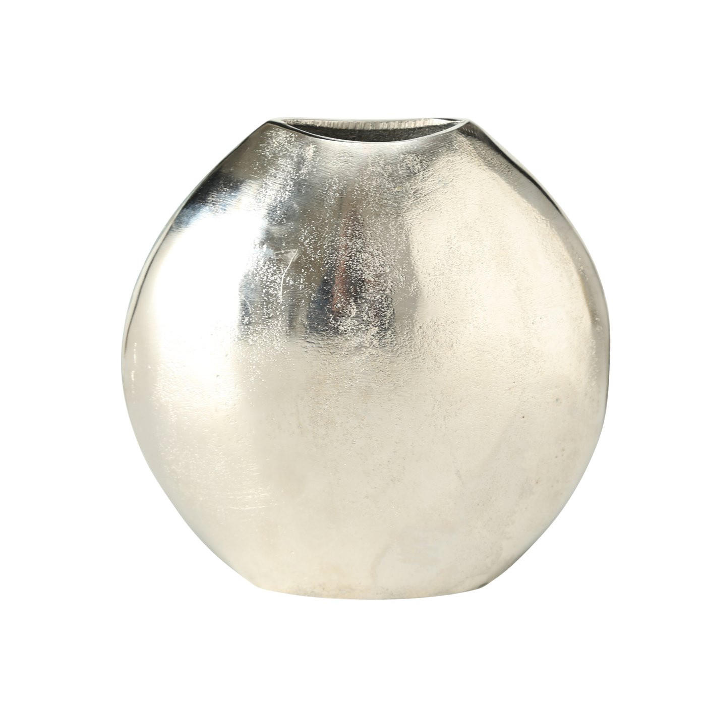 VASE Metall Flaire 22 cm - Silberfarben, Metall (22cm) - Boltze Home