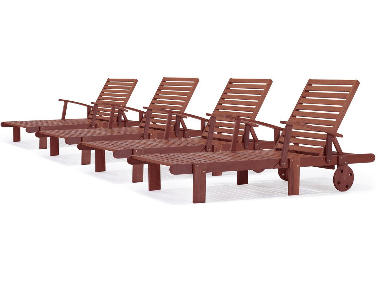 SONNENLIEGE tokyo Braun - Braun, Metall (74/80/193cm) - Habitat Garten