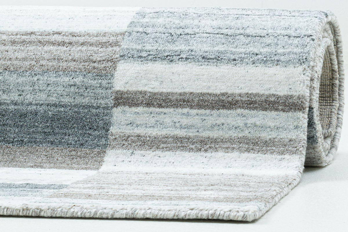 VISKOSETEPPICH Montana Luxury 200x300 cm - Grau, Textil (200/300cm) - THEKO