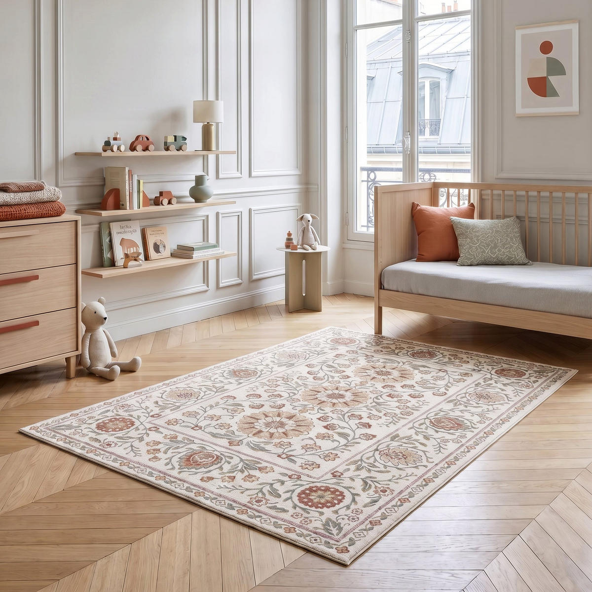 TEPPICH aus recycelten Fasern im Designstil mehrfarbig - Multicolor, Textil (120/170cm) - AFK Living
