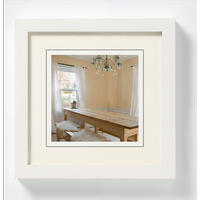 BILDERRAHMEN Peppers Holzrahmen 13x13 Polarweiss - Weiß, Holzwerkstoff (15.5/15.5/1.5cm) - walther design