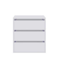 SCHUBLADE TRES 07 Weiß 60/63,5/50,5 cm - Weiß, Holzwerkstoff (60/64/51cm) - Marmex Möbel