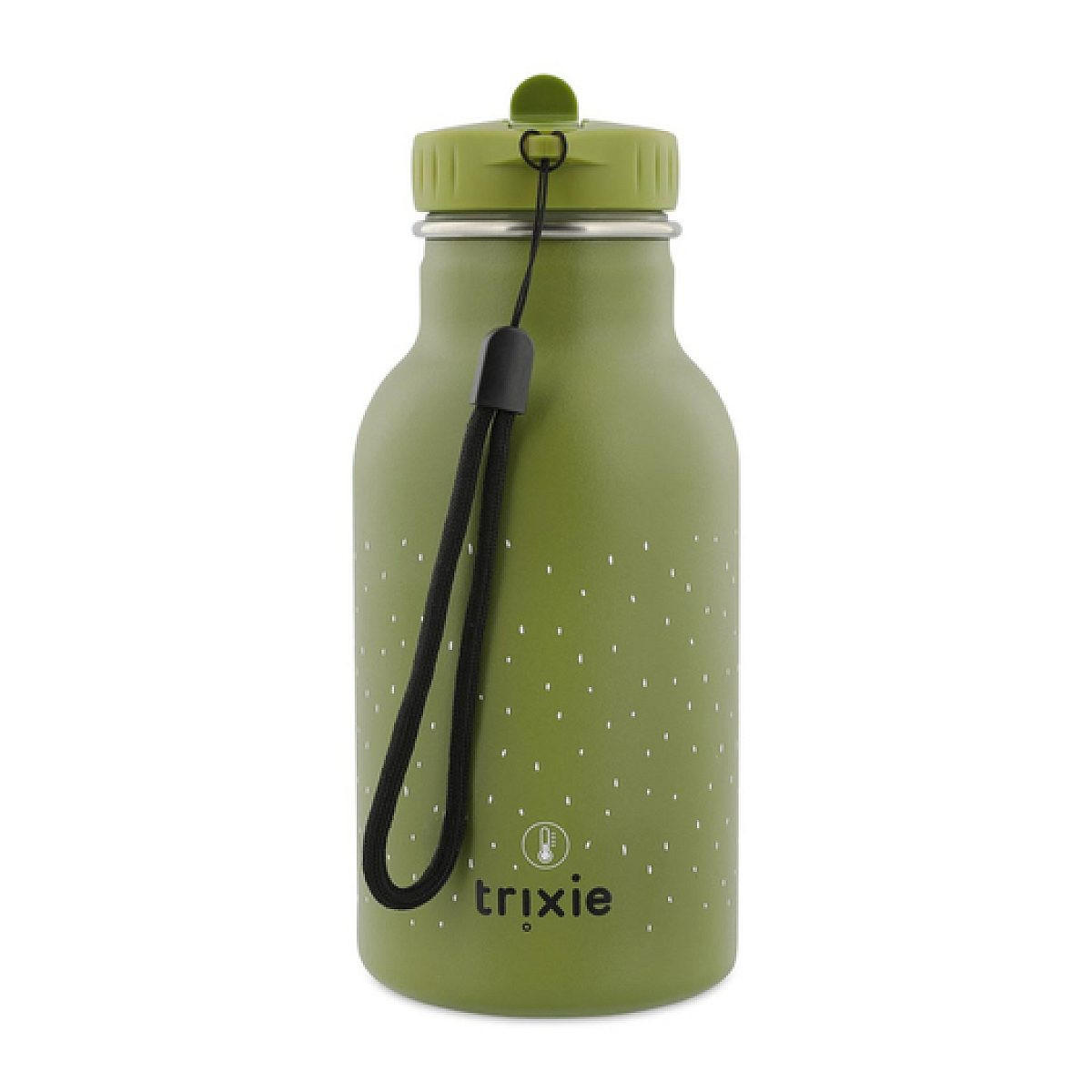 TRINKFLASCHE Mr. Dino 350 ml Wasserflasche, Edelstahl, Grün - Grün, Kunststoff (0.35L) - TRIXIE BABY