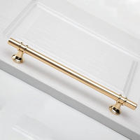 MÖBELGRIFF Gold 6er-Set 192 mm - Goldfarben, Metall (3.2/3/30cm)