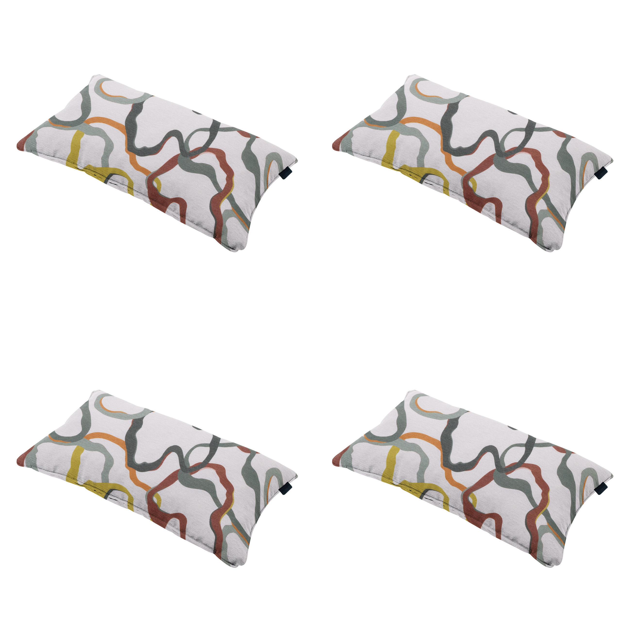 DEKORATIONSKISSEN Blaze - Mehrfarbig - 30/50/10 cm - 4er-Set - Multicolor, Textil (50/30cm) - Madison