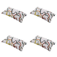 DEKORATIONSKISSEN Blaze - Mehrfarbig - 30/50/10 cm - 4er-Set - Multicolor, Textil (50/30cm) - Madison