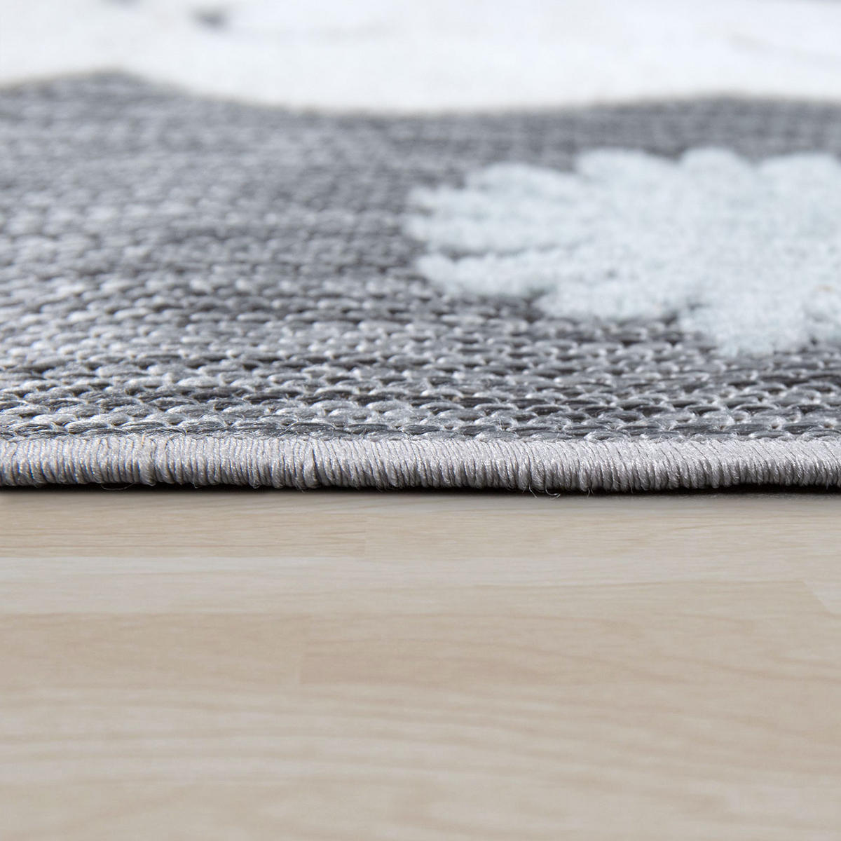 KINDERTEPPICH 140/200 cm Tweet 469 - Grau, Textil (140/200cm) - Paco Home