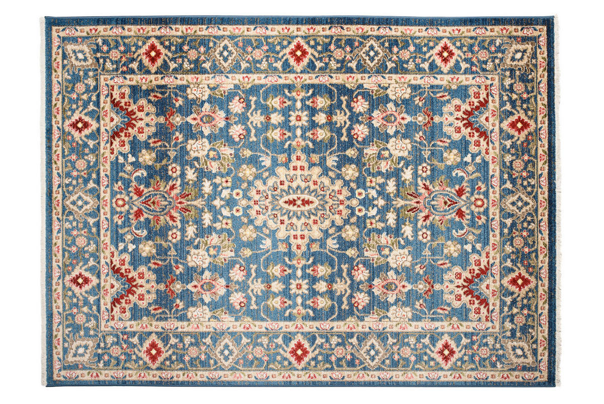 TEPPICH RIVIOLI Blau 80/150 cm - Blau, Textil (80/150cm) - Tapiso