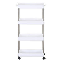 KÜCHENWAGEN Weiß 23/40/85 cm - Weiß, Kunststoff (23/85/40cm) - Mobili Rebecca