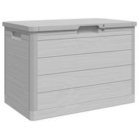 OUTDOOR-KISSENBOX Grau 77,5/44,5/53 Cm Polypropylen - Grau, Kunststoff (44.5/53/77.5cm) - vidaXL