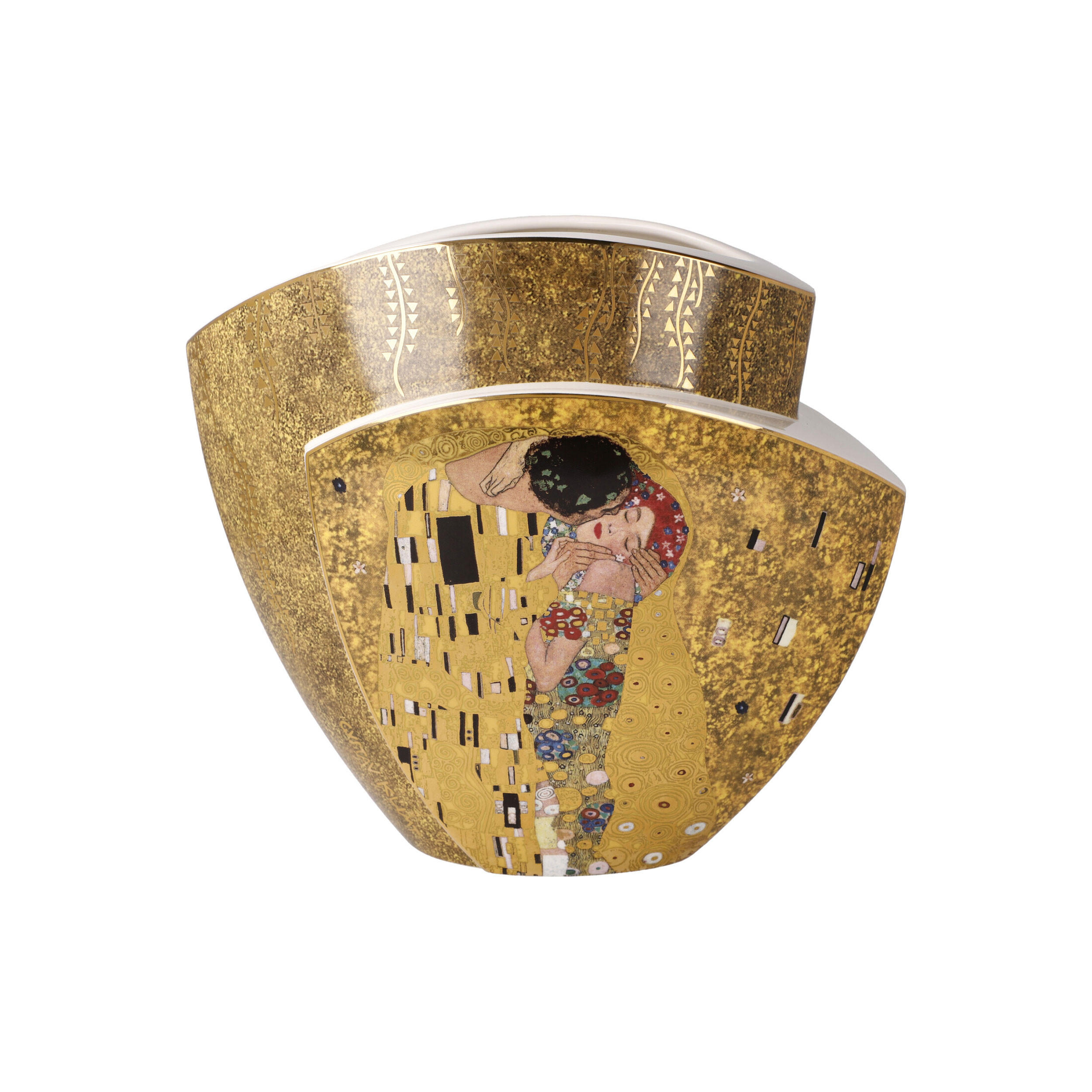 VASE Gustav Klimt - Der Kuss, Porzellan, Bunt, 20 cm - Multicolor, Keramik (20cm) - Goebel