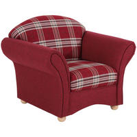 SESSEL Kama Bezug Flachgewebe Buche natur / rot - Rot, Kunststoff (96/85/81cm) - 58aufmkessel