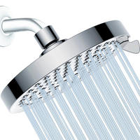 REGENDUSCHE 6 Zoll 7 Duschmodi Chrom - Silberfarben, Metall (15.2/12.7/7.5cm)