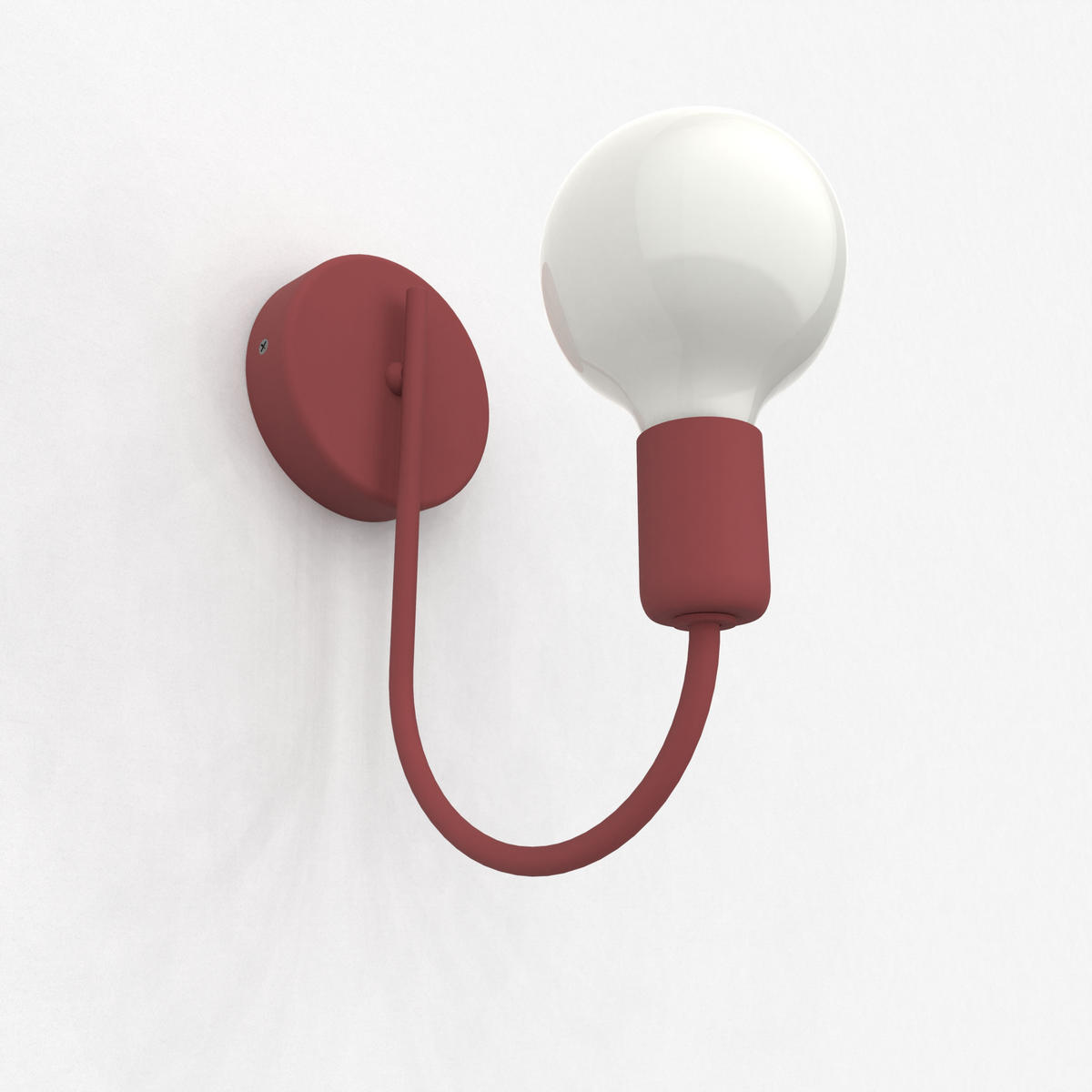 WANDLEUCHTE - Rot, Metall (12/30/20cm) - Lumicom