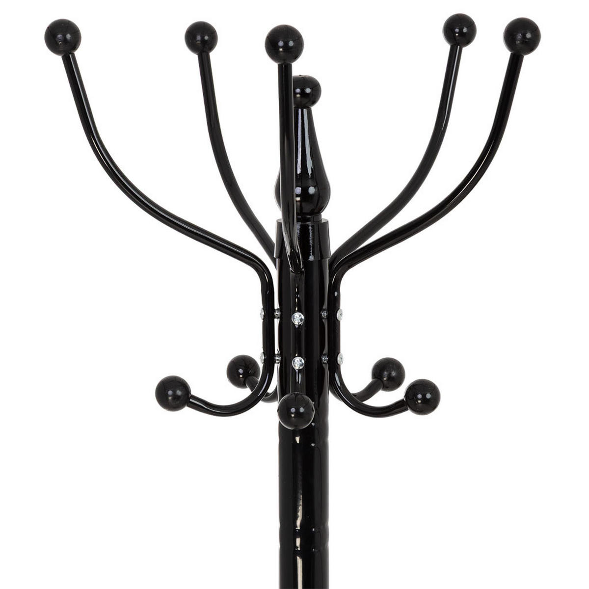 GARDEROBE aus metall - Schwarz, Metall (37/176/37cm) - Wanderlust