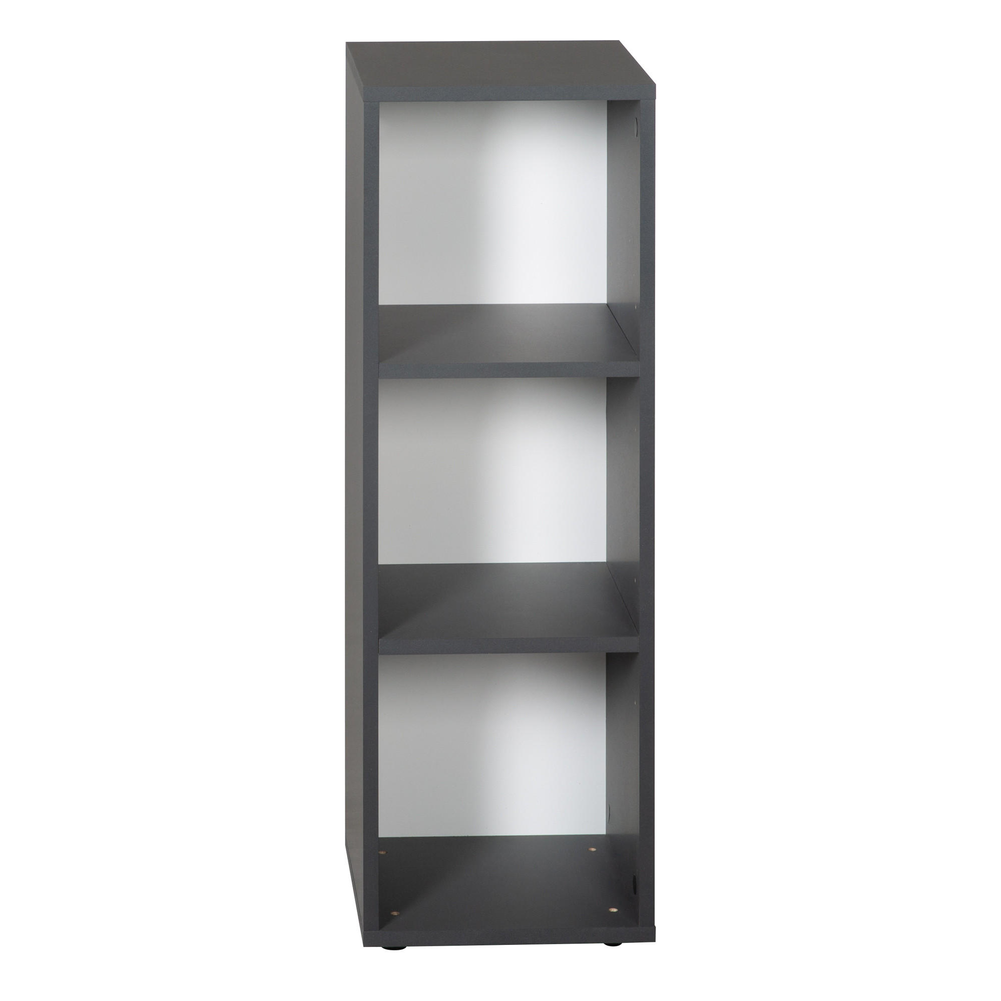 SEITENREGAL anthrazit - Anthrazit, Holzwerkstoff (30.5/90.5/32cm) - Roba