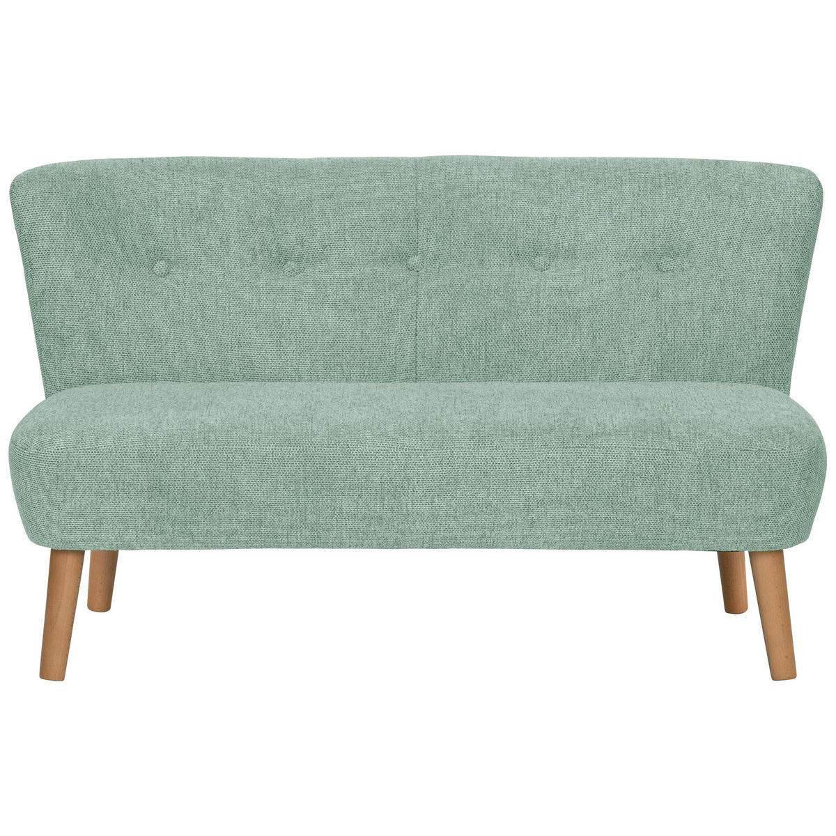 KINDERSOFA 2-Sitzer Katya Flachgewebe türkis - Türkis, Kunststoff (97/54/50cm) - 58aufmkessel