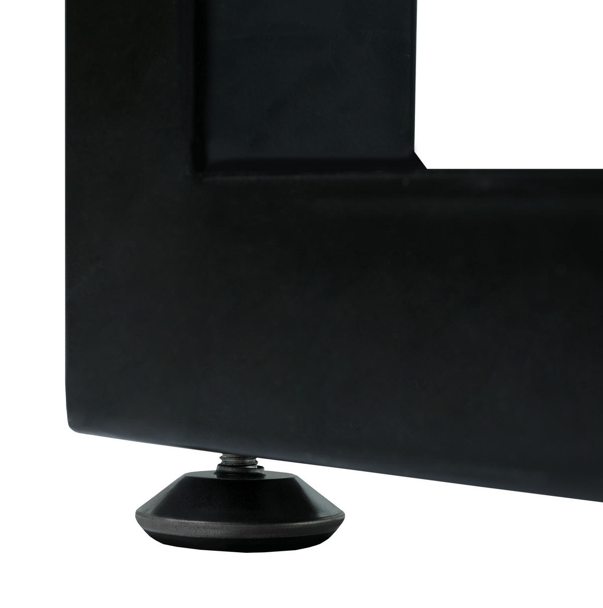 ESSTISCH 140/180 cm Grau/Schwarz aus MDF mit Ausziehfunktion - Schwarz, Holzwerkstoff (140/80/75cm) - OKMYHOME