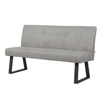 SITZBANK JOYCE - Grau, Metall (160/91/66cm) - DUBI Möbel