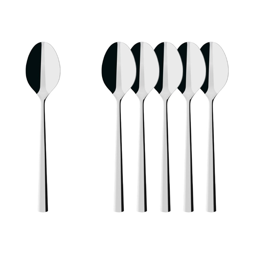 TAFELLÖFFEL Piemont silber 207 mm 6er Set - Silberfarben, Metall - Villeroy & Boch