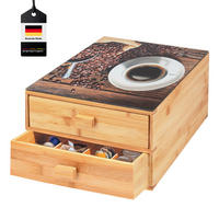 KAFFEEKAPSEL-BOX, Bambus - Braun, Holz (30/18.5/30cm) - bremermann