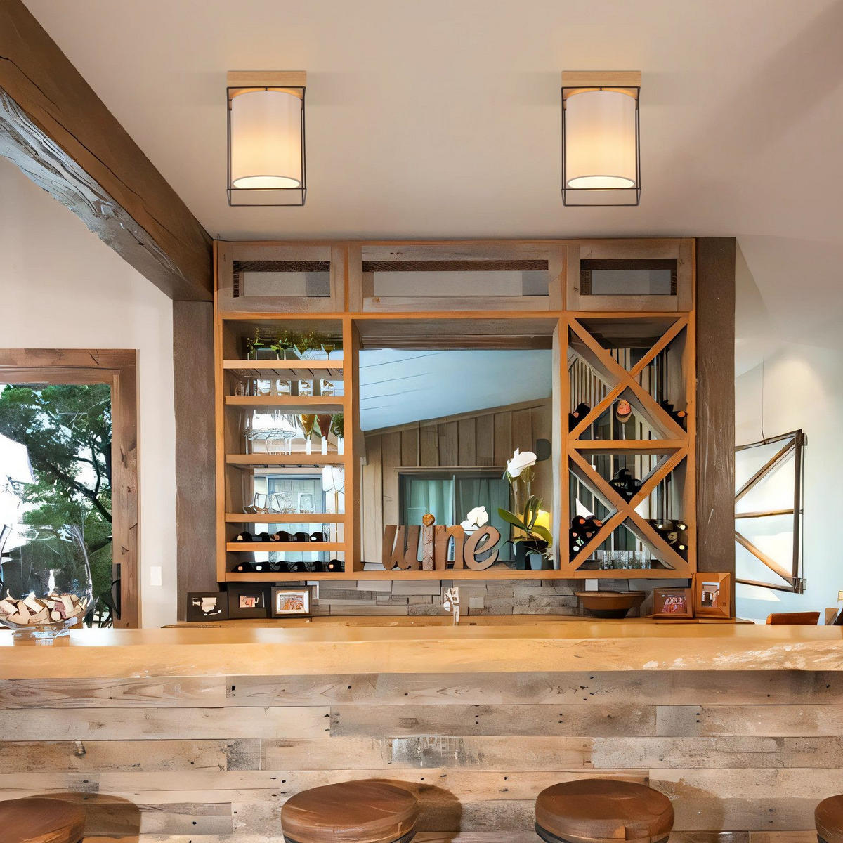 DECKENLEUCHTE Manzo 13.5/13.5/21 cm - Schwarz, Metall (13.5/13.5/21cm) - Nettlife