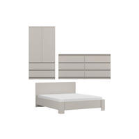 JUGENDZIMMER-SET SIMO H 4-teilig in Kaschmir - Kaschmir, Holzwerkstoff (439/180/207cm) - Deine Möbel 24