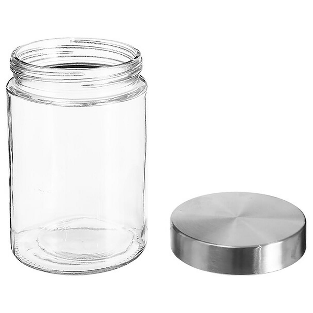 EINMACHGLAS Nixo, Glas, Edelstahl, Transparent, 1.2 L - Transparent, Glas (1.2L) - 5five Simply Smart