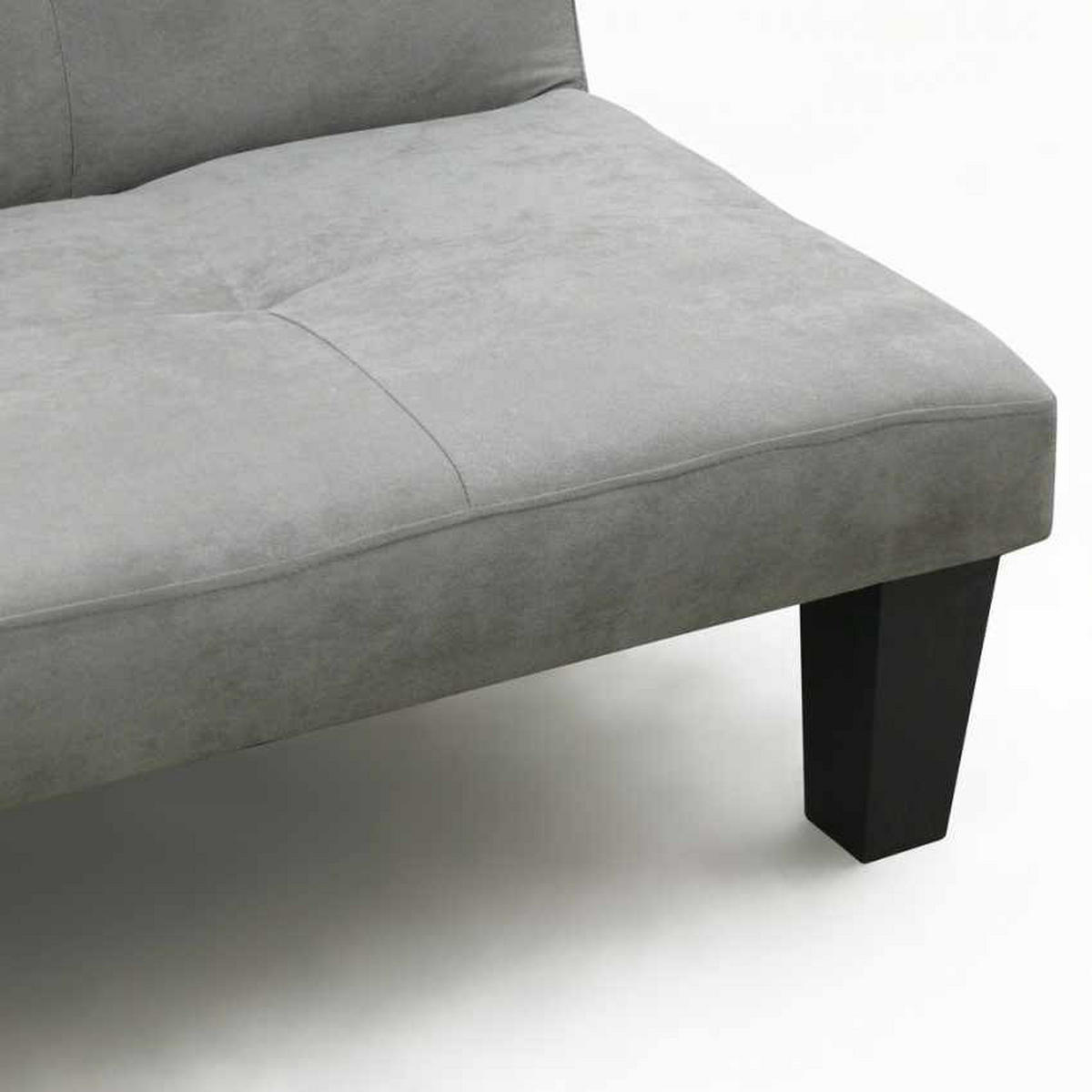 KLAPPSOFA schlaffähig - Grau - Grau, Textil (175/70/80cm) - Pasmara